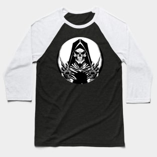 Skull Cult Leader Baseball T-Shirt